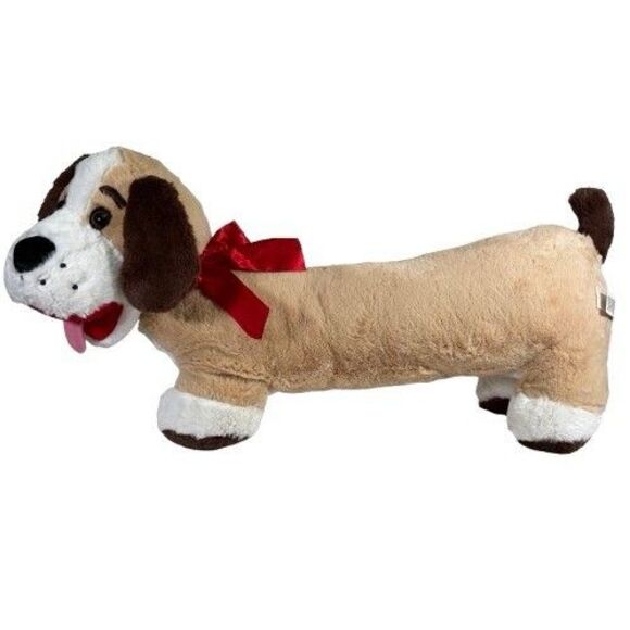 Vintage Dan Dee Dachshund Plush Stuffed Animal 24” Long Wiener Puppy Dog Toy - Picture 2 of 16